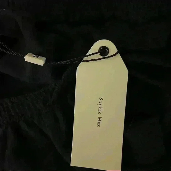 Sophie Max Black Cotton Skirt NWT Size Medium - Picture 9 of 12